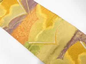 読み本模様織り出し　袋帯